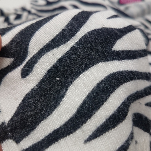 Say What Zebra Button Down Caridgan Sweater - Picture 6 of 6